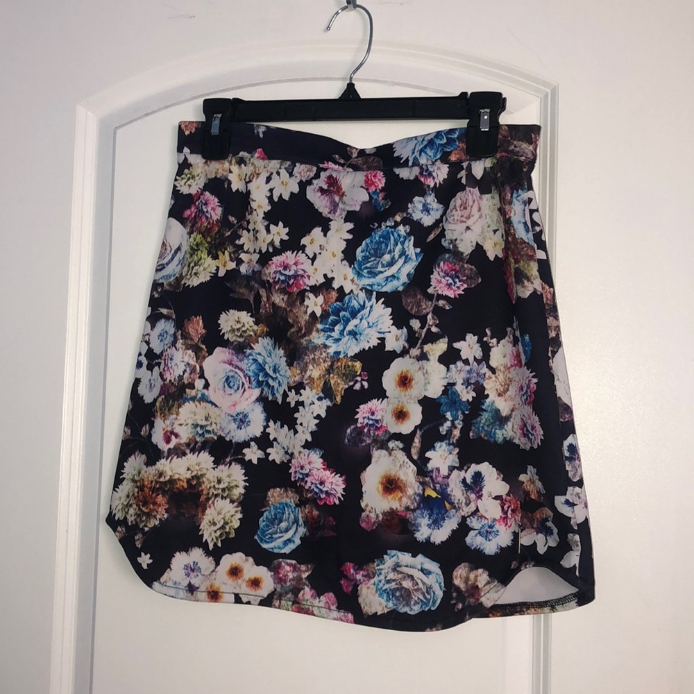 Diesel Floral Skirt with Zipper